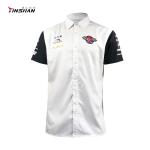 Male Custom Logo Motocross Jersey Cotton Motorcycle Polo Shirt with Artwork
