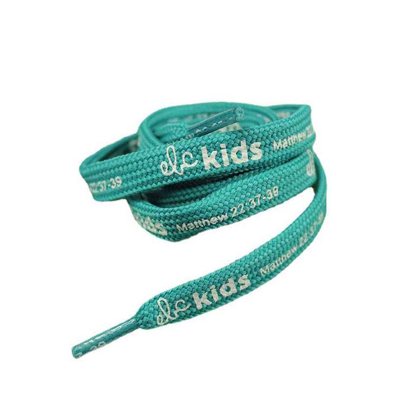 Green 10mm Drawstring Cord For Hoodie 1cm Flat Cord Drawstring