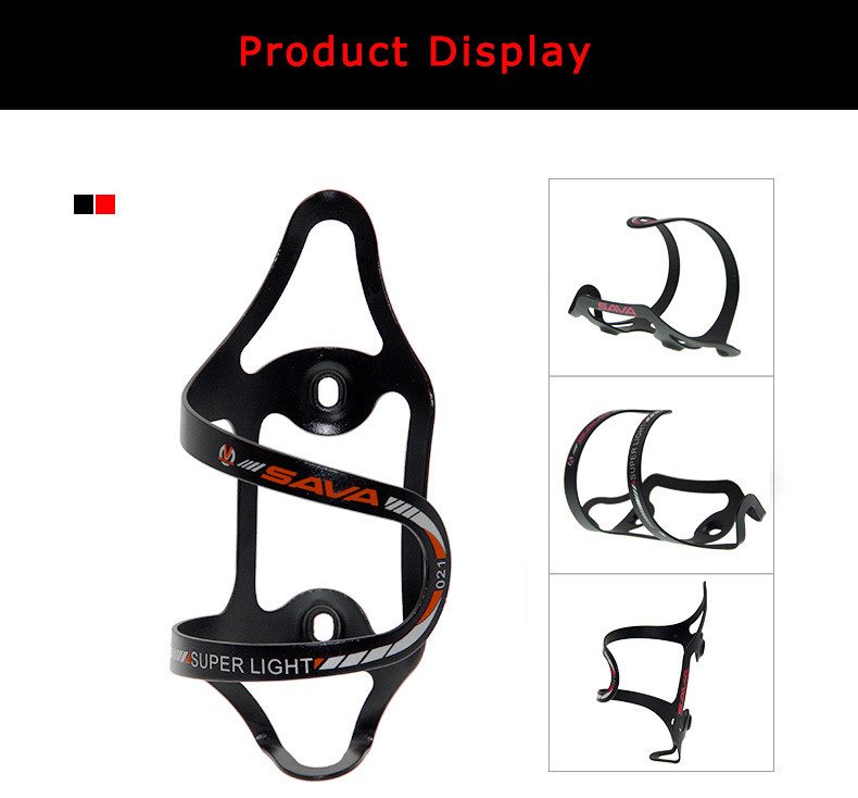 SAVA Cycling Bottle Cage Aluminum Bottle Holder Light Weight Bike Bottle Cage