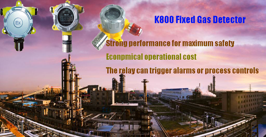 KELISAIKE K800 Wall Mounted Fixed H2s Gas Detector With High Precision