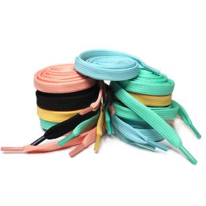 China Breathable Custom Shoelace 5mm Woven Shoe Laces Sustainable wholesale