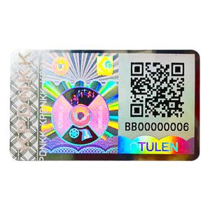 China Vinyl QR Code Hologram Tamper Evident Security Labels wholesale