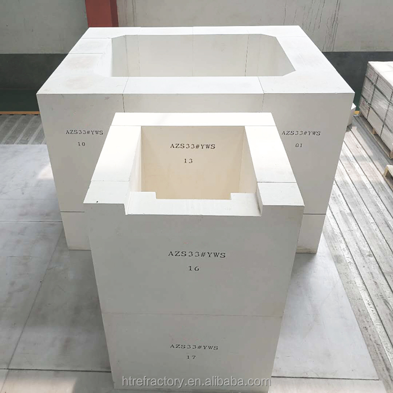 4% Al2O3 Content Zircon Mullite Refractory Brick for Temperature Sintering Furnace
