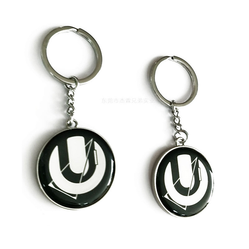 Promotion Gift Metal Key Ring Zinc Alloy Custom Made With Laser Logo