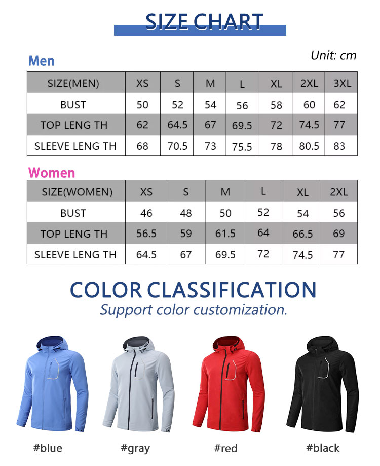 Spring Autumn Men Sports Windbreaker Sportswear Unisex With Hood Detachable Windproof Jacket
