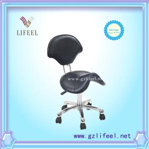 China fashionable salon furniture new style Barber chair stool with backrest wholesale