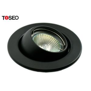 China Round Adjustable Recessed Downlights Fixture For Gu10 Light Bulb wholesale