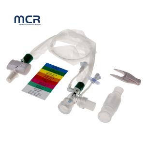 China Simple Double Swieve Elbow Closed Suction Catheter Green Color Code wholesale