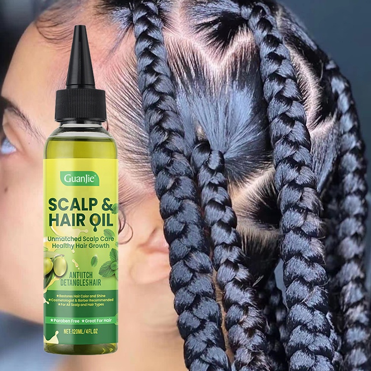 120ml Customized Volume Mint Scalp Oil For Relieving Itching Nourishing Treatment
