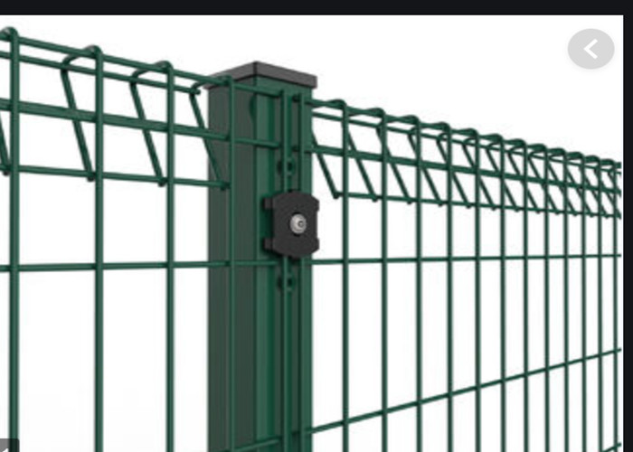 Silvery Color Welded Wire Mesh Fence Made By Galvanised BRC Welded Mesh