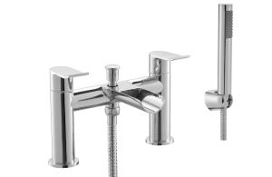 China Polished Bath Shower Mixer Taps / Modern Brass Shower Faucet wholesale