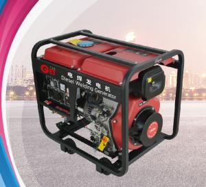 China 6.3KW 8.2KW Diesel Powered Welder Generator Single Cylinder wholesale