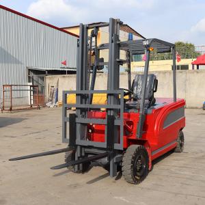 China 2 Stage / 3 Stage 5.5KW 2500kg Full Electric Forklift / All Terrain Electric Forklift wholesale