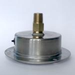 Brass Wetted Liquid Filled Pressure Gauge Flange Mount 2.5 Inches 250 Kg/Cm2 1/4