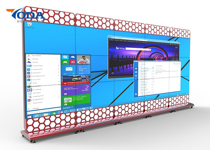 NT8C 1.8mm Bezel 8ECAM LCD Video Wall Display SCCP