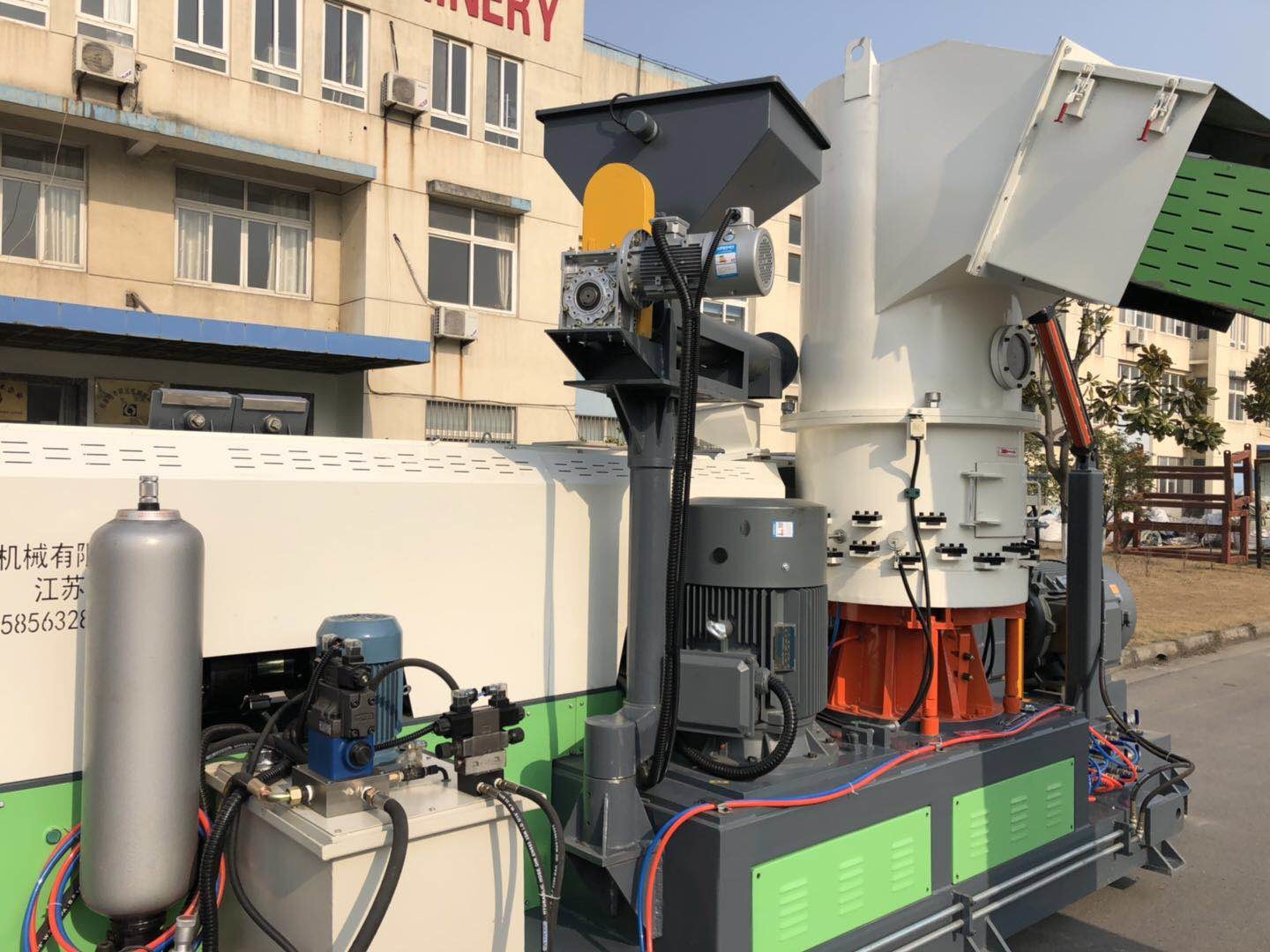 Double Stages Water Ring Plastic Granulating Line