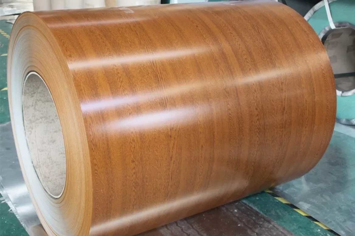 Wooden Pattern Prepainted Galvalume Steel Coil