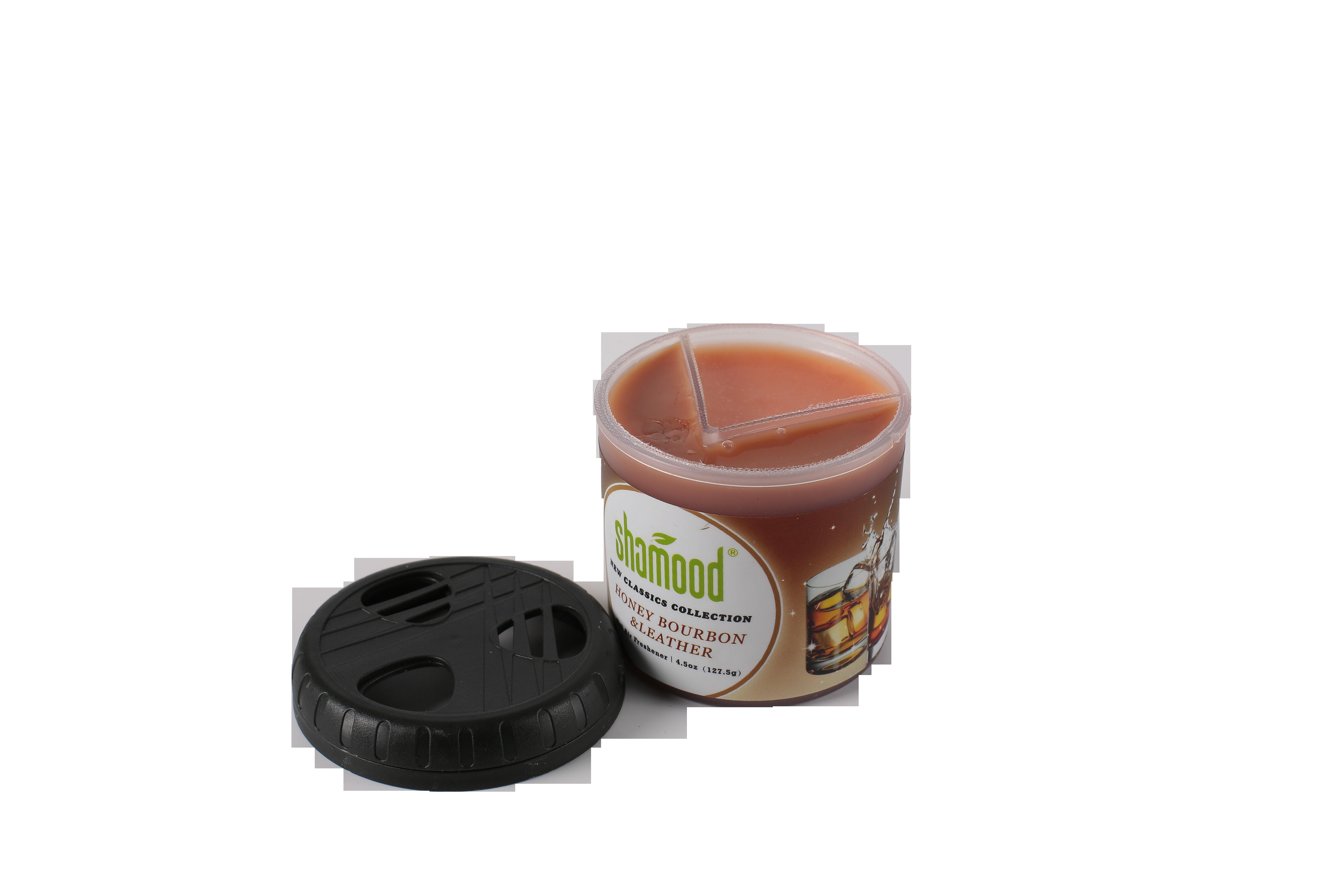 Honey Bourbon Leather Smell 4.5oz OEM Car Air Freshener Gel
