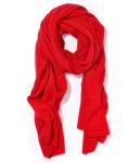 100 Cashmere Knit Winter Scarf , Elastic Lattice Stitch Rib Knit Scarf