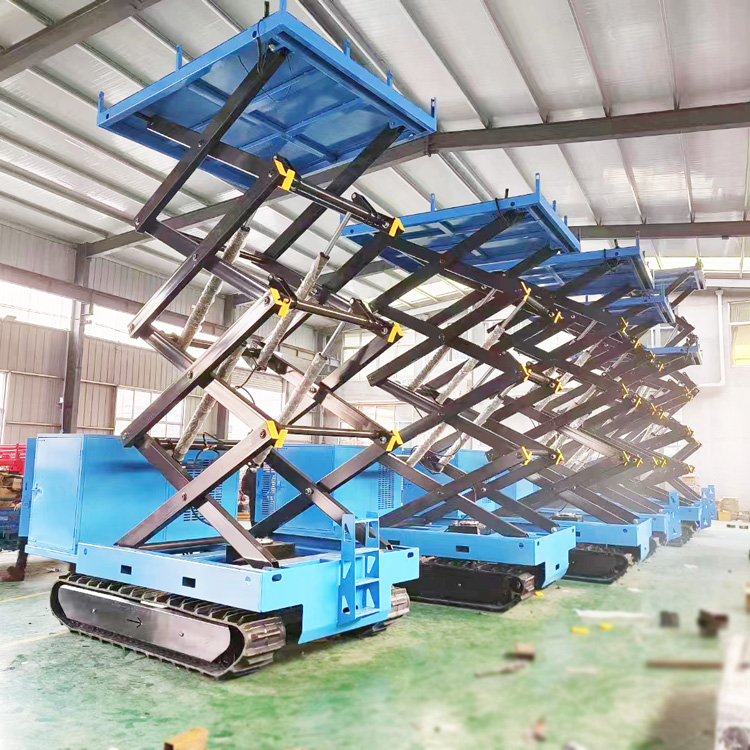 Mid Rise 4m Portable Small Scissor Lift 2400*1170mm with Max Lifting Height of 4m