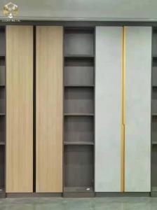 China Concealed Aluminum Profile Wardrobe Long Handles wholesale
