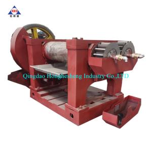 China Two Roll Rubber Mixing Mill 60HRC With Motor Below wholesale