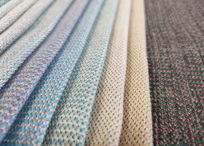 Home Eco Friendly Upholstery Fabric , 375gsm Heavyweight Polyester Fabric