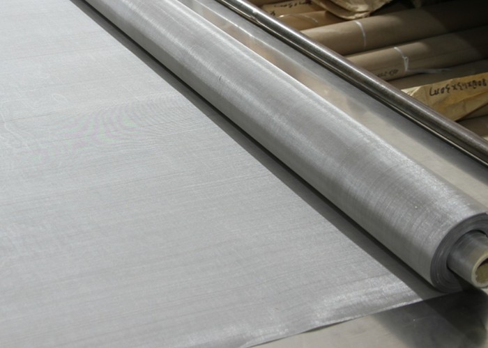SS316 350 Mesh Stainless Steel Wire Cloth Square Hole 0.03mm