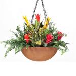Pre Weathered Corten Steel Wall Art Rustic Wall Hanging Flower Pots