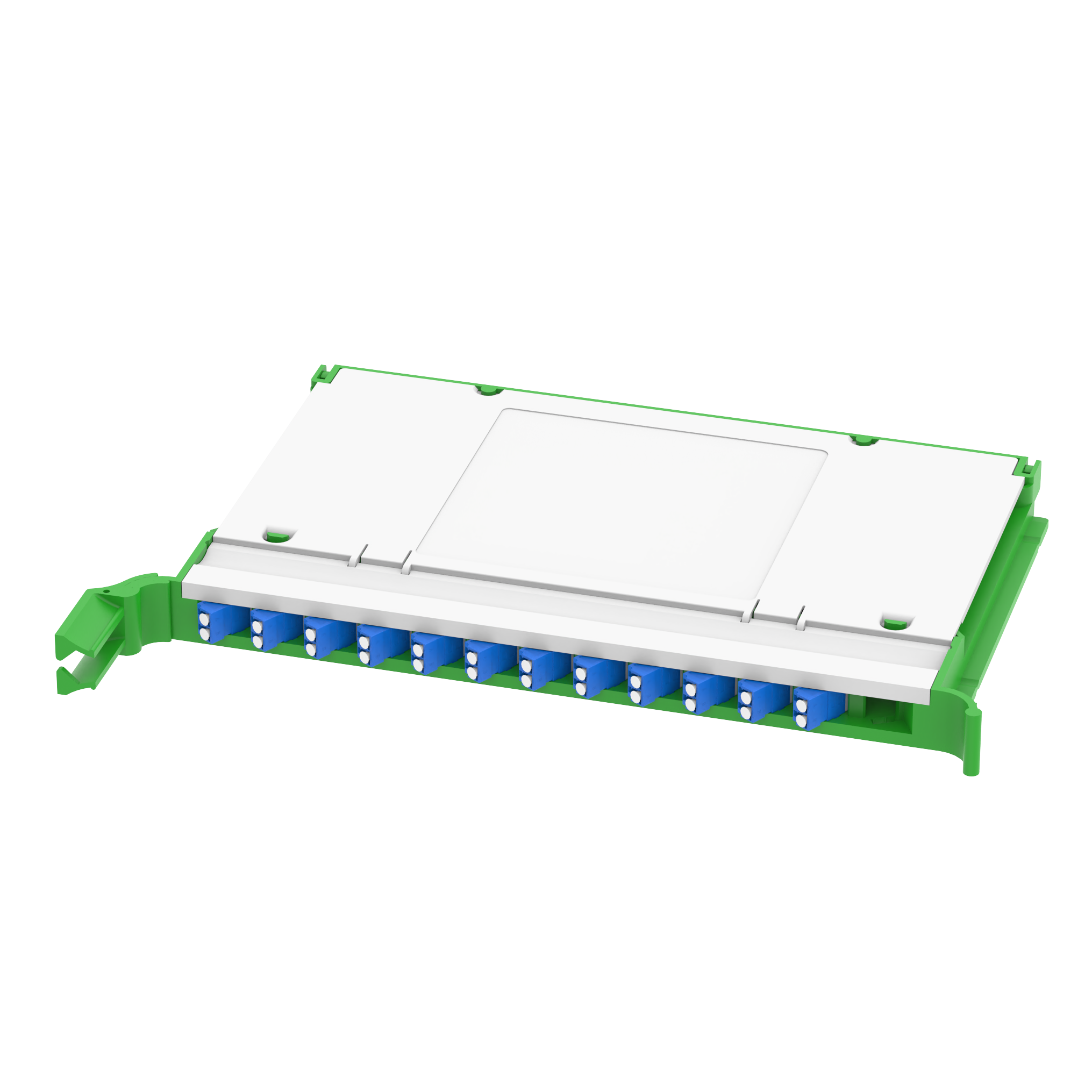 Indoor Application LC Type 24 Ports Optical Fiber Distribution Patchpanel for Data Centers