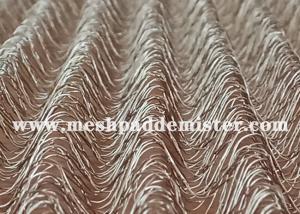 China Waved 316L Corrugations Knitted Wire Mesh wholesale