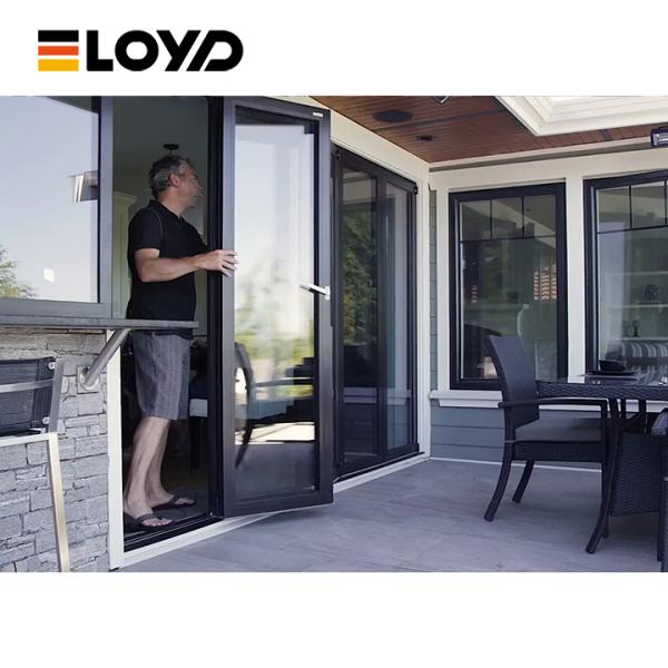 Professional Customized Exterior Soundproofing Aluminum Balcony Folding Door