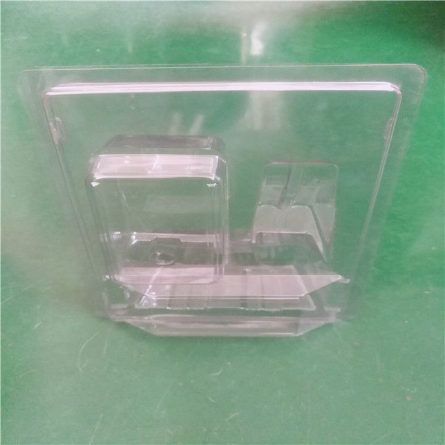 Customerized clear PET / PVC / APET / GAG / APEG blister clamshell packaging with hanging holes for 280ml baby's bottle