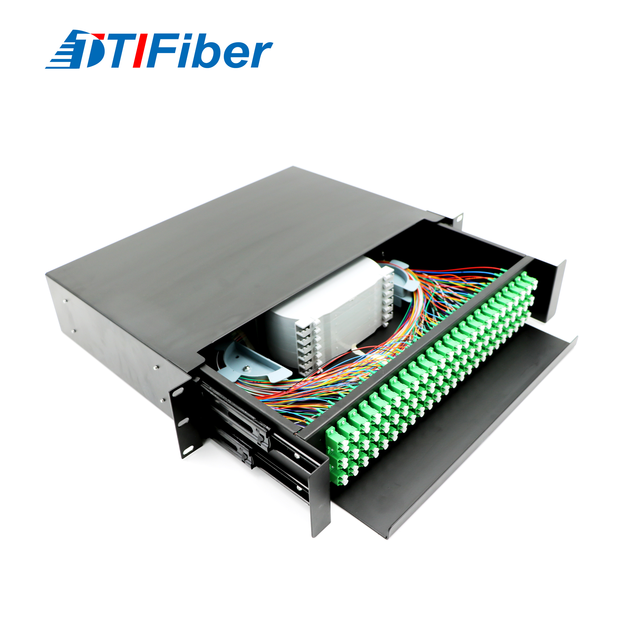 144 core Fiber Optic Terminal Box LC ODF Rack Mount Fiber Patch Panel