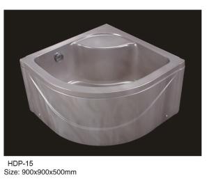 China Acrylic shower tray, shower basin,acrylic shower base HDP-15 wholesale