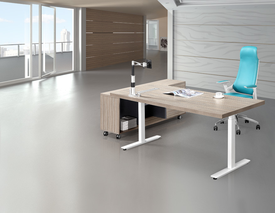 Good Craft Executive Office Furniture , Luxury Executive Desks Fine Wood Material