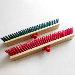 China Plastic Bristle Street Sweeping Broom Head Aluminium Handle wholesale