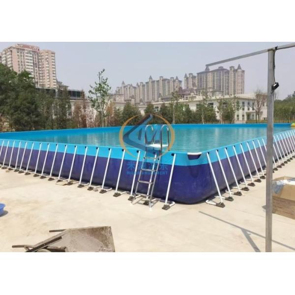PVC Material Outdoor Inflatable Water Park Inflatable Water Playground 70x50m For Shoal Pool