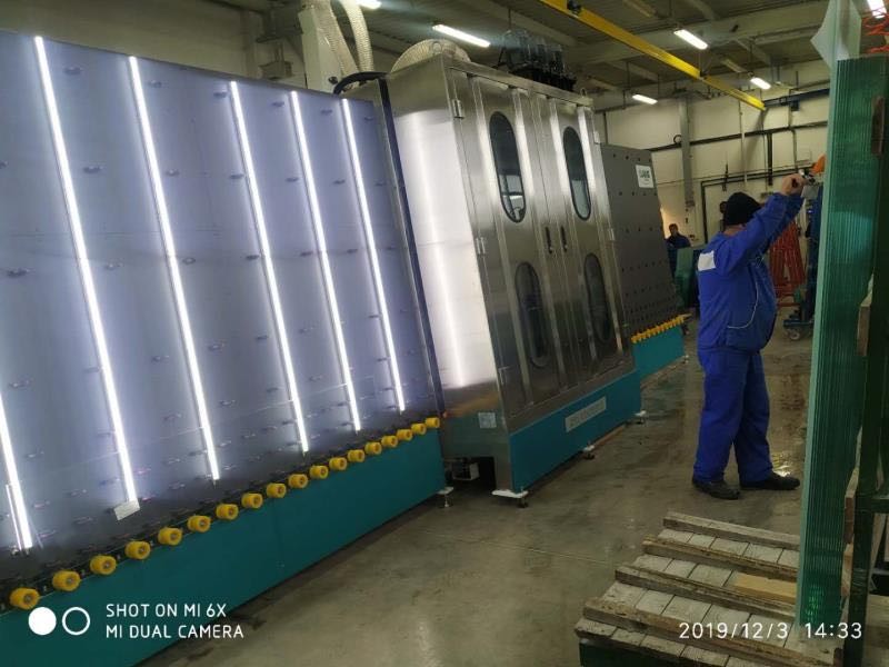 Insulating Glass Dry 450*280mm Vertical Glass Washing Machine