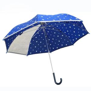 China Compact Windproof Pongee Fabric Straight Umbrella Length 93.5cm wholesale