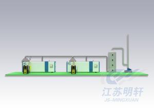 China 9.6M 10 Ton Food Recycling Organic Waste Disposal Machine Commercial Composting Equipment wholesale