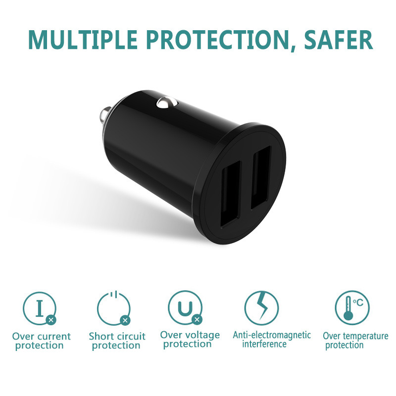 4.8A Dual USB CAR CHARGER Universal Compatible USB CAR CHARGER for all electronics cheap price