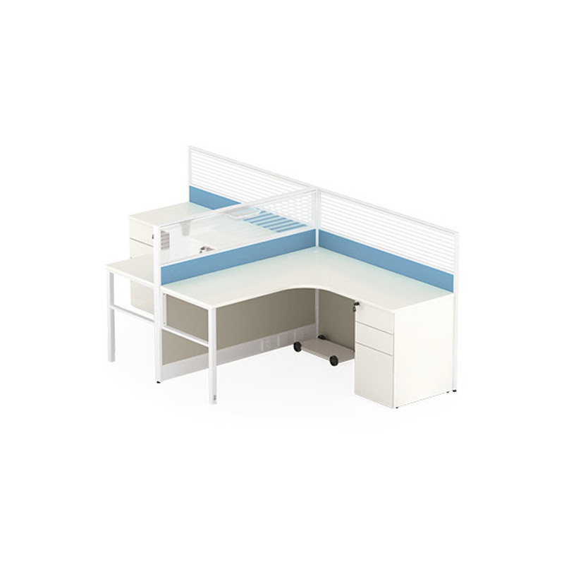 Aluminum Paritition Office Cubicle 4 People Office Desk Office Workstation Desks