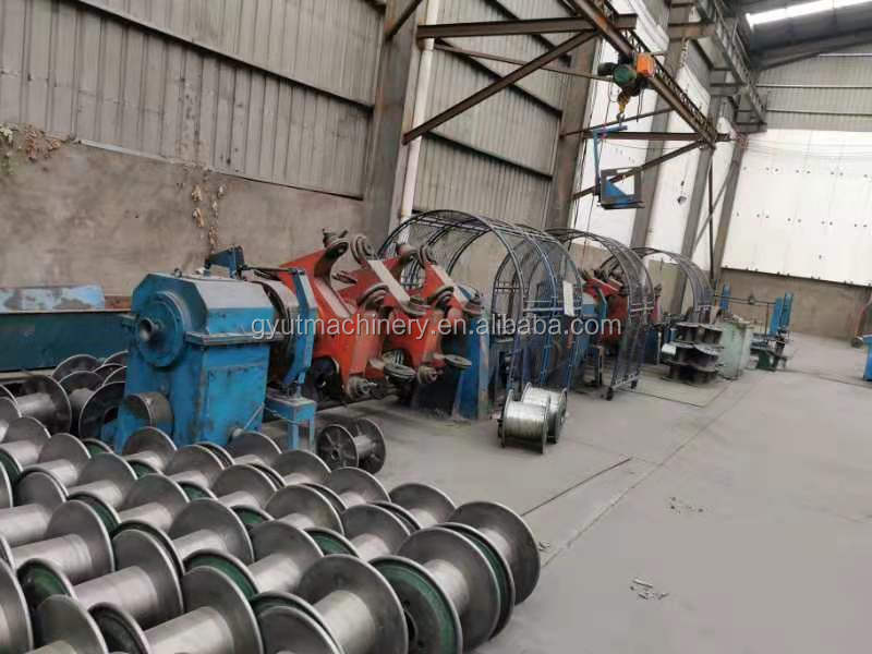 630/500 Bobbin Second Hand Wire Stranding Plant with 7 Core PC Wire Twisting Machine