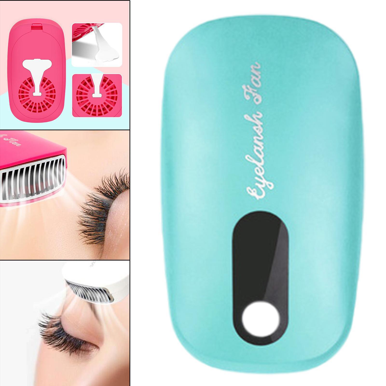USB Powered Mini Portable Eyelash Fan for Extensions User Manual and Cable Included