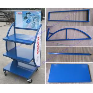 Car Storage Shelf Electric Bike Metal Battery Display Rack