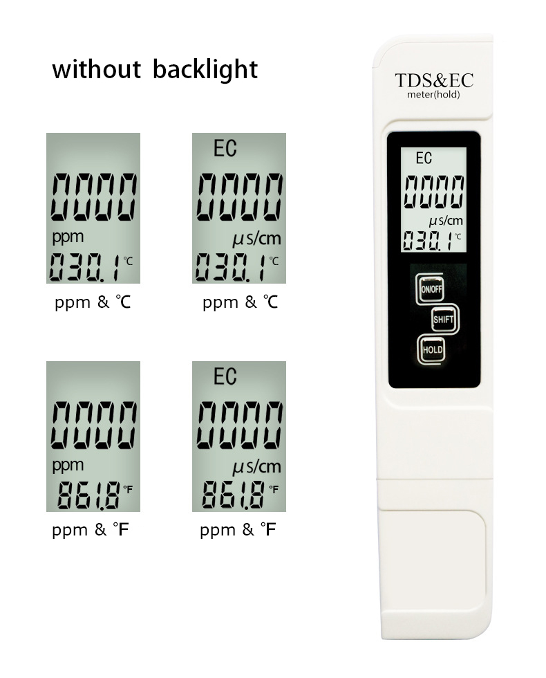 Customized support OEM Digital Water Tester for Drinking Water Aquariums Hydroponics