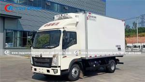 China Sinotruk HOWO Small Refrigerated Van Truck 3tons 5tons wholesale