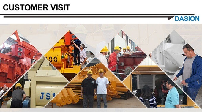 Industrial Portable Concrete Mixer JZM Series Small Portable Ladder Hoist Concrete Mixer With Lift