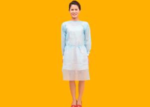 China Well - Designed Disposable Medical Gowns Acid Proof Alkali Proof wholesale